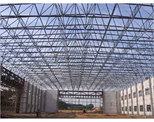 舒兰湖南长沙5712飞机库网架工程