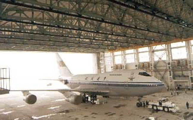 舒兰机库网架工程