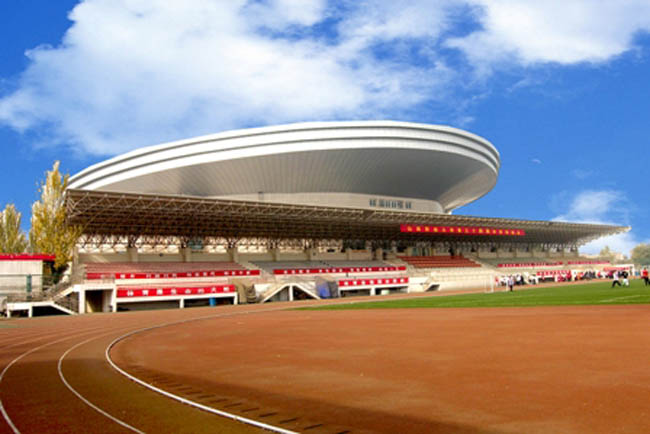 舒兰体育场看台网架工程